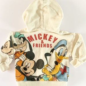 Zara Mickey Hoodie 9/12 NWOT